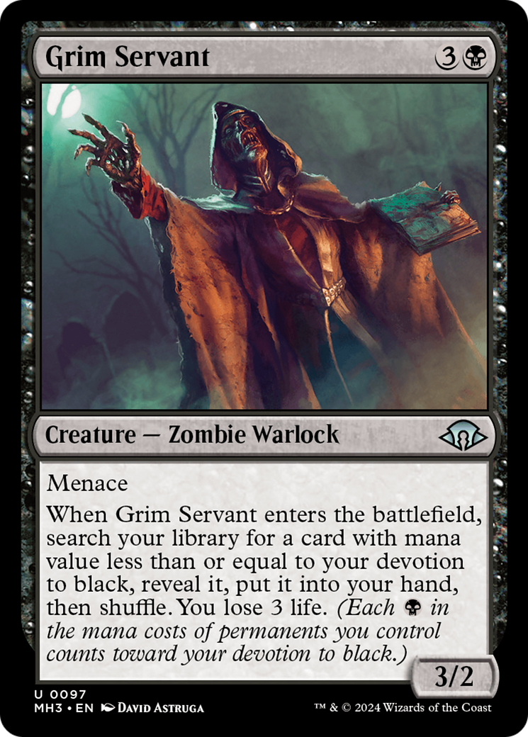 Grim Servant [Modern Horizons 3] | Jomio and Rueliete's Cards and Comics