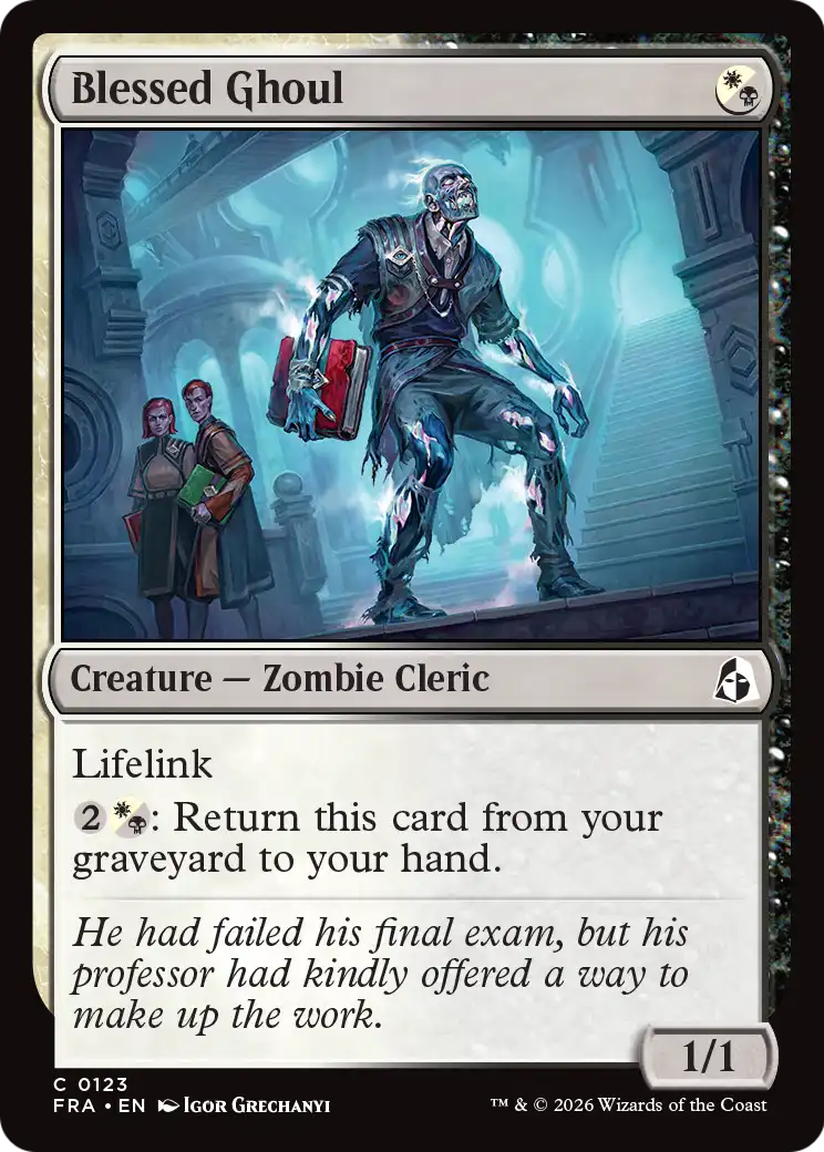 Blessed Ghoul [Reality Fracture] | Jomio and Rueliete's Cards and Comics