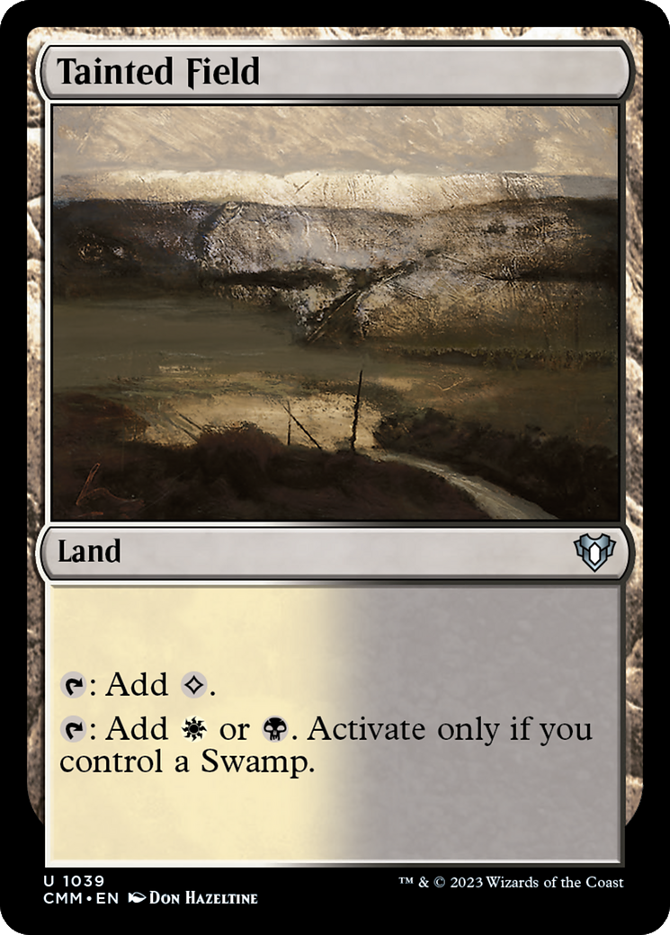 Tainted Field [Commander Masters] | Jomio and Rueliete's Cards and Comics