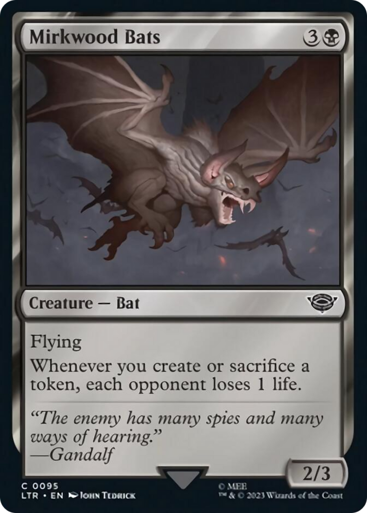Mirkwood Bats [The Lord of the Rings: Tales of Middle-Earth] | Jomio and Rueliete's Cards and Comics