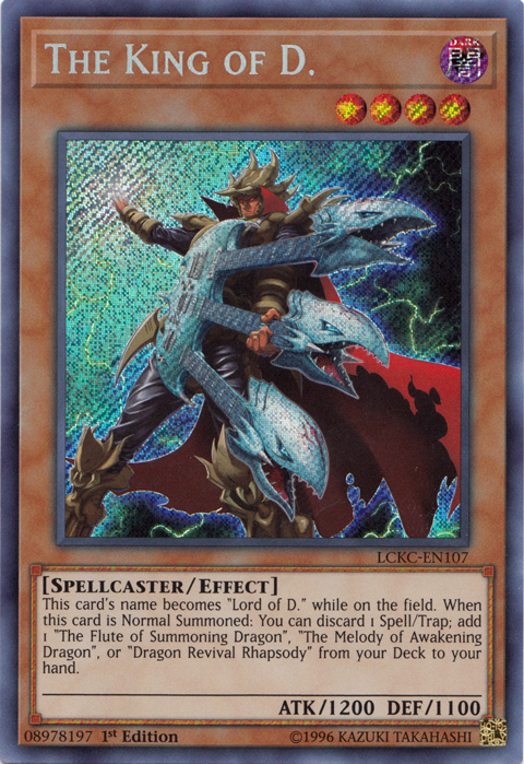 The King of D. [LCKC-EN107] Secret Rare | Jomio and Rueliete's Cards and Comics