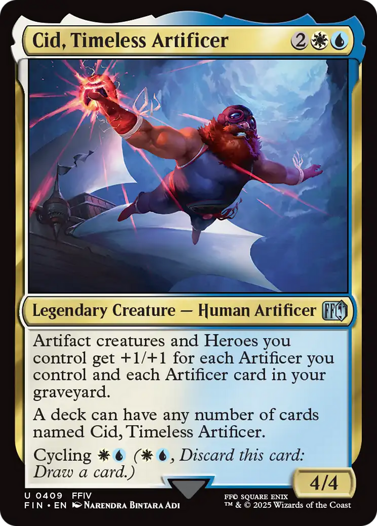 Cid, Timeless Artificer (0409) [FINAL FANTASY] | Jomio and Rueliete's Cards and Comics