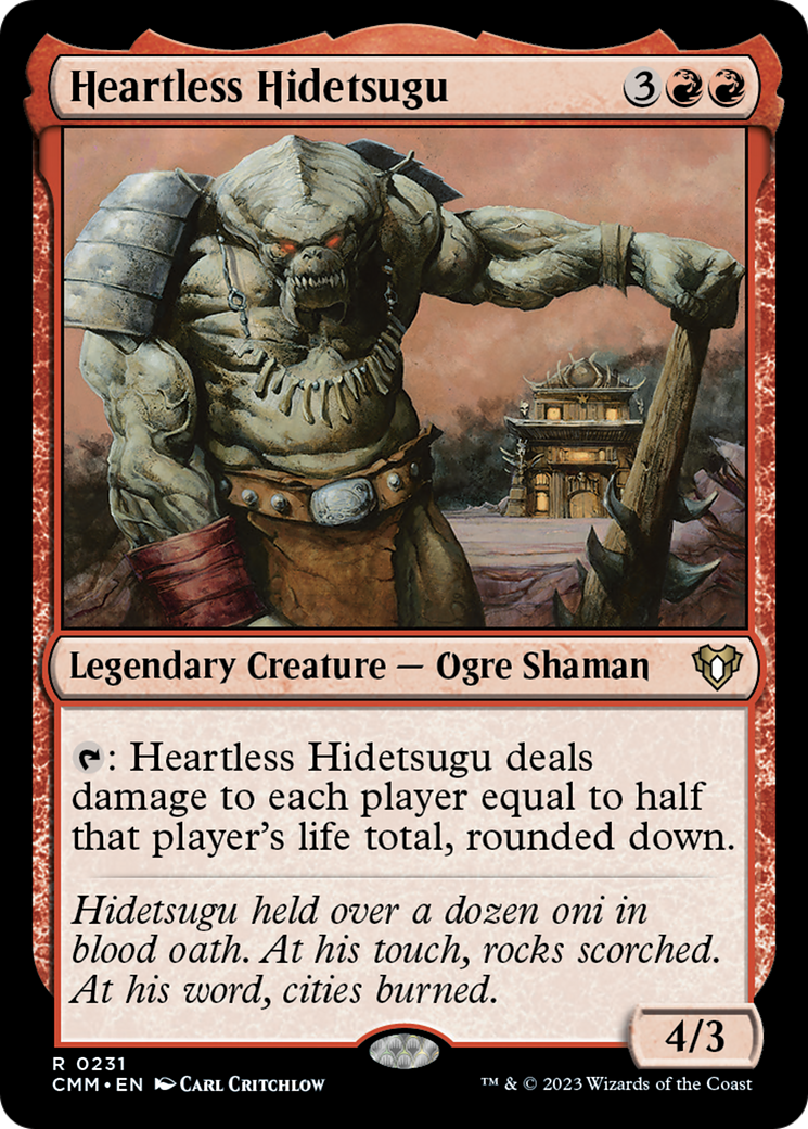 Heartless Hidetsugu [Commander Masters] | Jomio and Rueliete's Cards and Comics