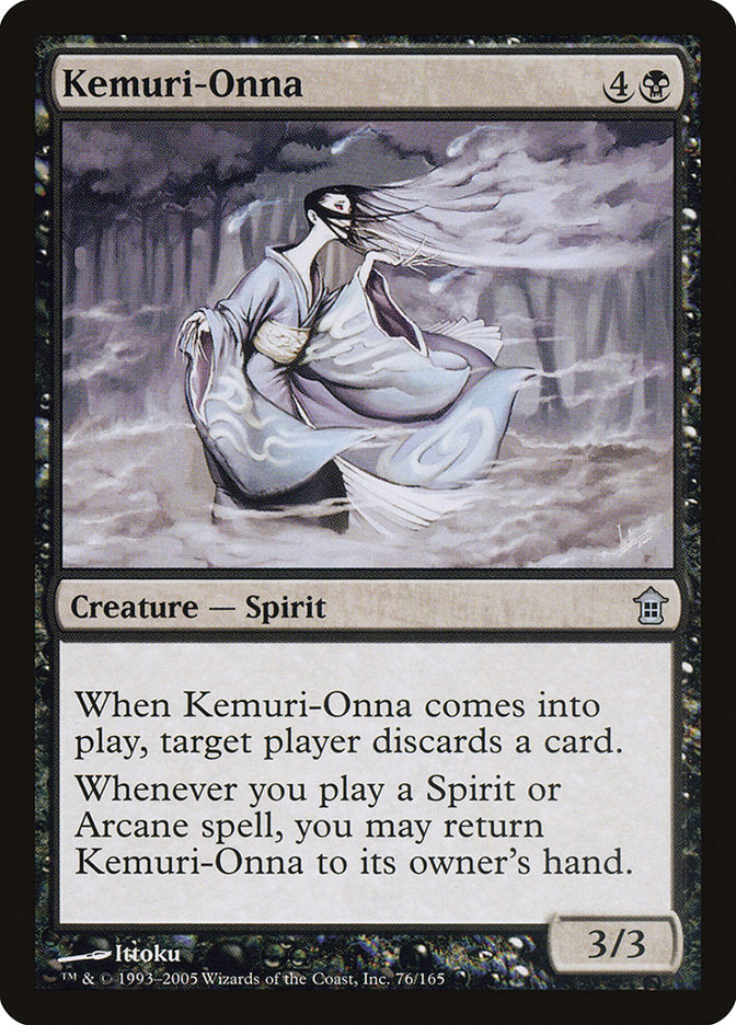 Kemuri-Onna [Saviors of Kamigawa] | Jomio and Rueliete's Cards and Comics