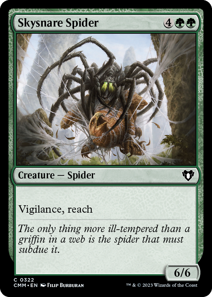 Skysnare Spider [Commander Masters] | Jomio and Rueliete's Cards and Comics