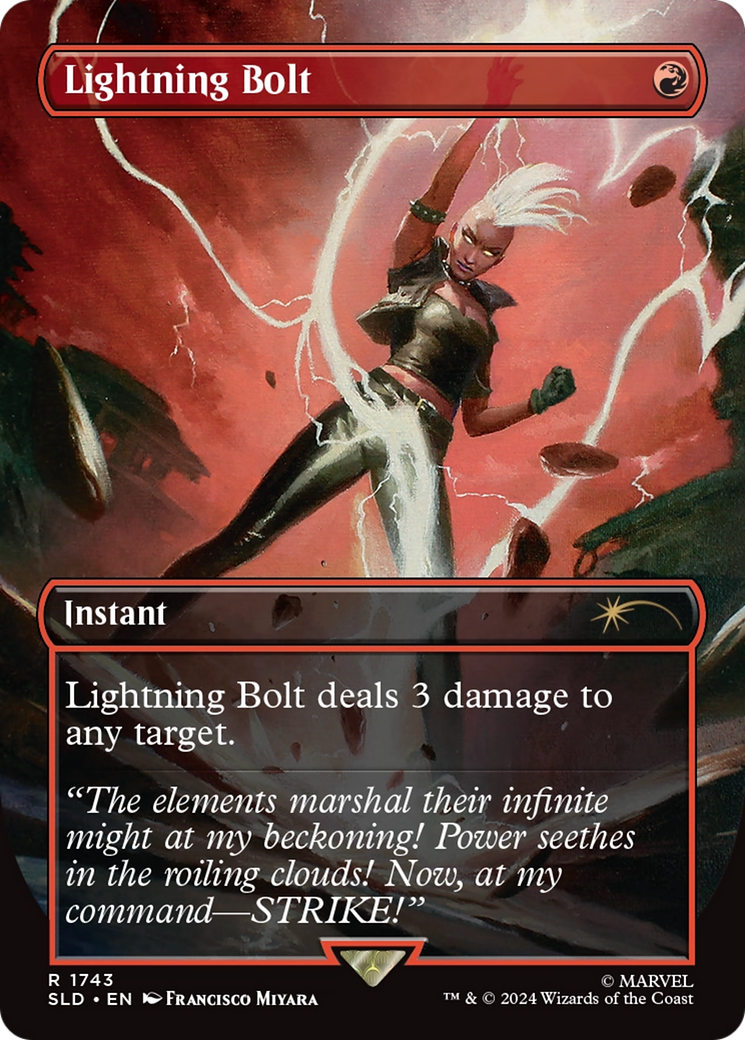 Lightning Bolt (1743) [Secret Lair Drop Series] | Jomio and Rueliete's Cards and Comics
