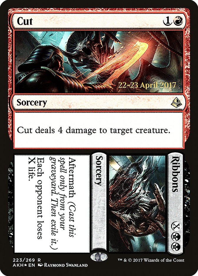 Cut // Ribbons [Amonkhet Prerelease Promos] | Jomio and Rueliete's Cards and Comics