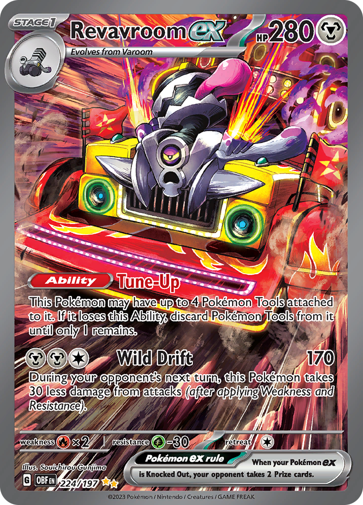 Revavroom ex (224/197) [Scarlet & Violet: Obsidian Flames] | Jomio and Rueliete's Cards and Comics