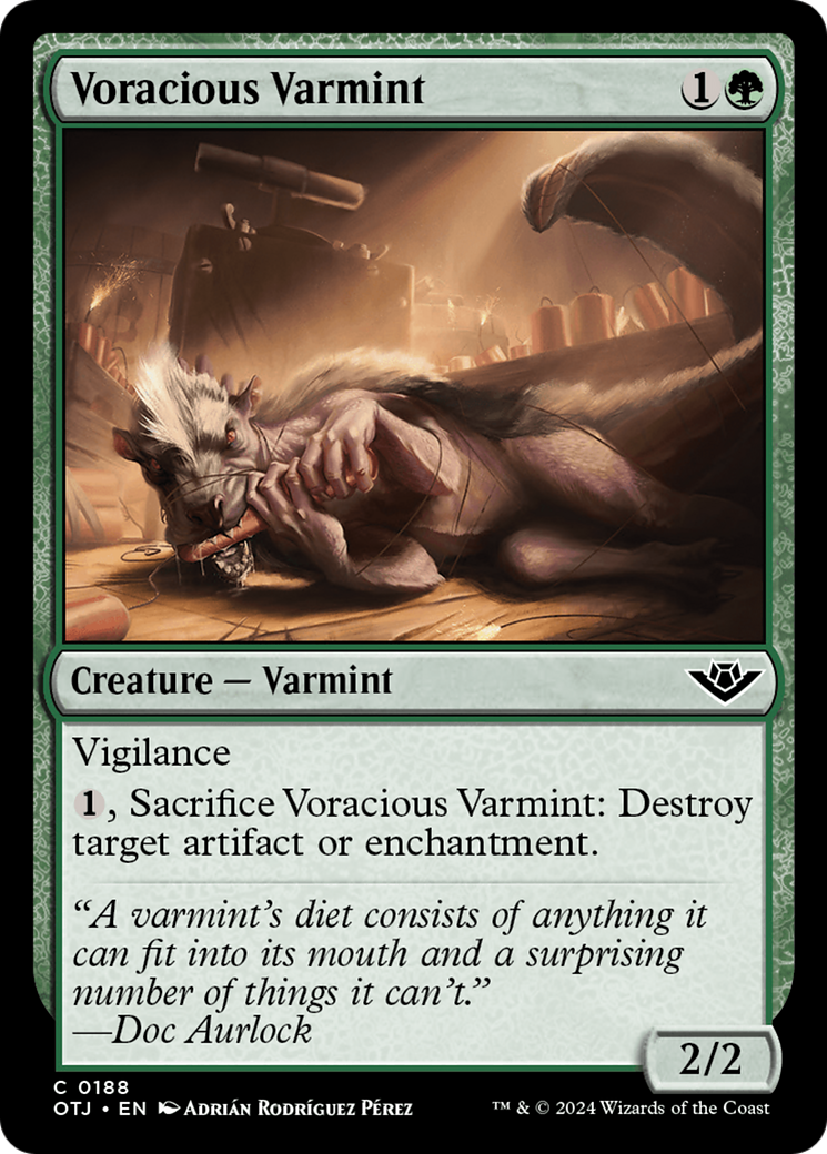 Voracious Varmint [Outlaws of Thunder Junction] | Jomio and Rueliete's Cards and Comics