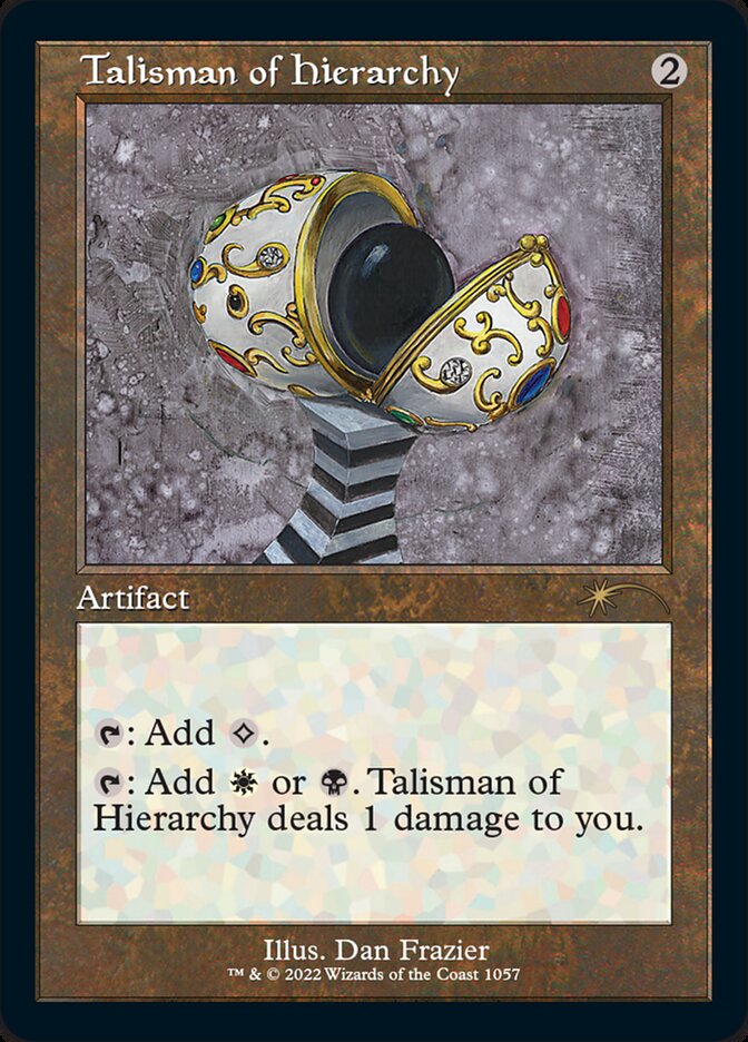 Talisman of Hierarchy (Foil Etched) [Secret Lair Drop Series] | Jomio and Rueliete's Cards and Comics
