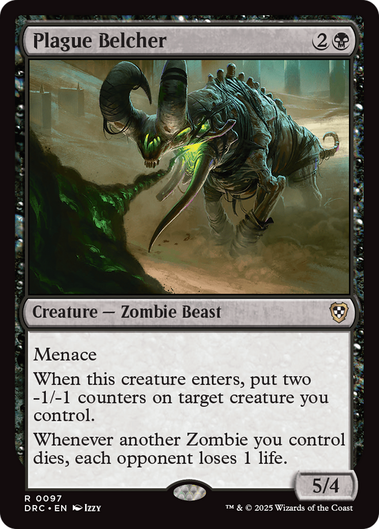 Plague Belcher [Aetherdrift Commander] | Jomio and Rueliete's Cards and Comics