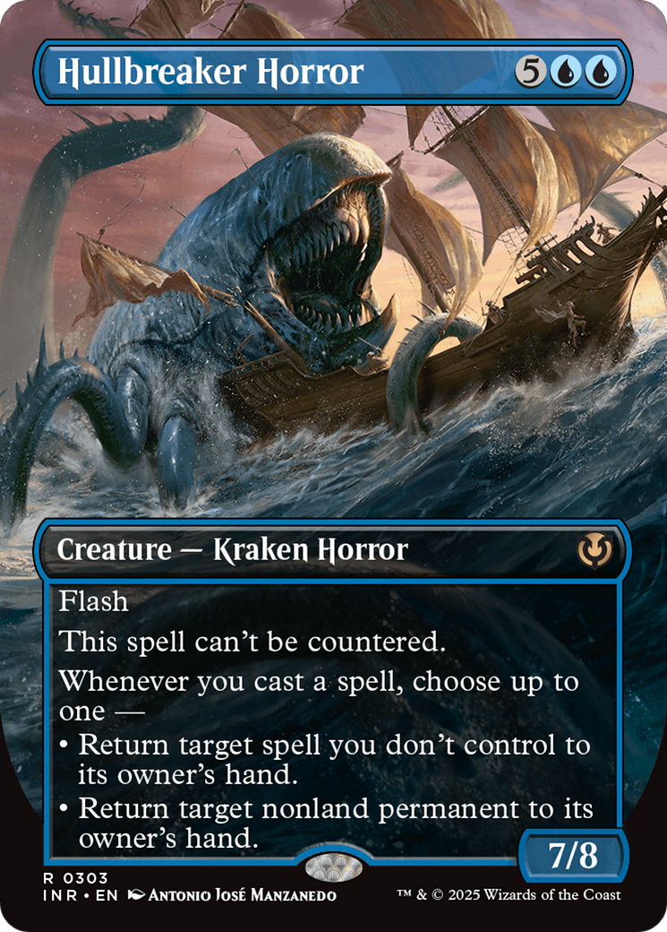 Hullbreaker Horror (Borderless) [Innistrad Remastered] | Jomio and Rueliete's Cards and Comics