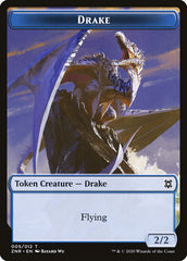 Construct // Drake Double-Sided Token [Zendikar Rising Tokens] | Jomio and Rueliete's Cards and Comics