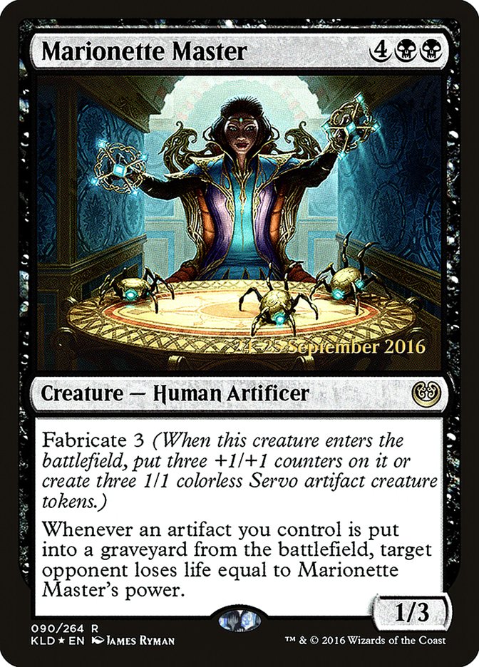 Marionette Master [Kaladesh Prerelease Promos] | Jomio and Rueliete's Cards and Comics