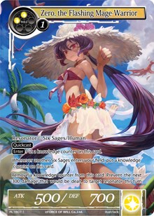 Zero, the Flashing Mage-Warrior (RL1607-1) [Promo Cards] | Jomio and Rueliete's Cards and Comics