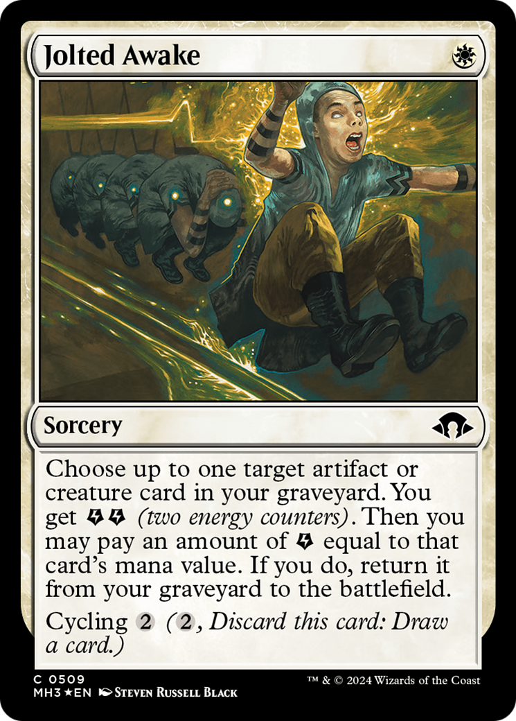 Jolted Awake (Ripple Foil) [Modern Horizons 3] | Jomio and Rueliete's Cards and Comics