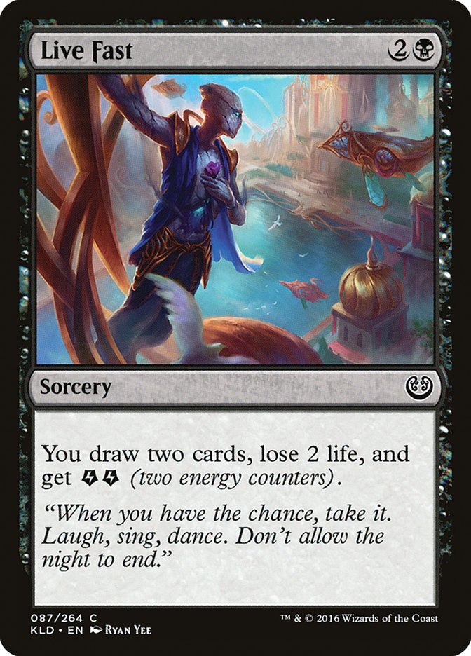 Live Fast [Kaladesh] | Jomio and Rueliete's Cards and Comics