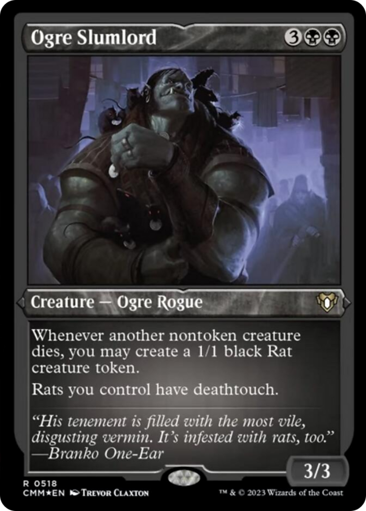 Ogre Slumlord (Foil Etched) [Commander Masters] | Jomio and Rueliete's Cards and Comics