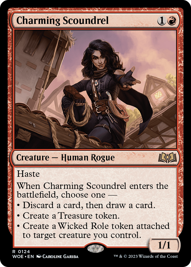 Charming Scoundrel [Wilds of Eldraine] | Jomio and Rueliete's Cards and Comics