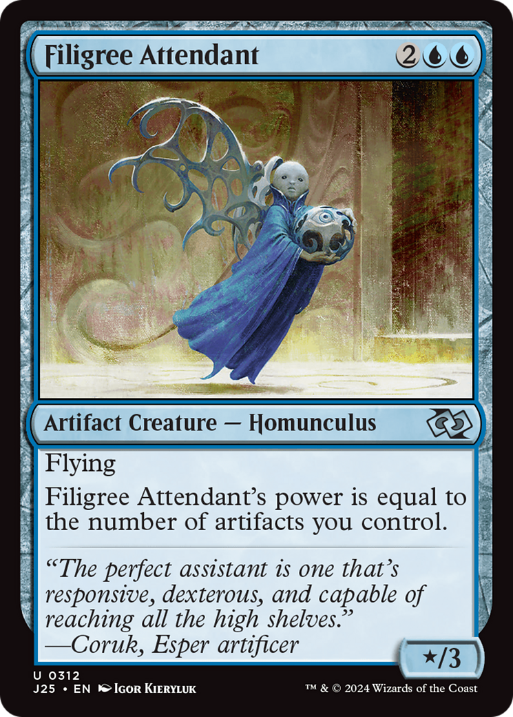 Filigree Attendant [Foundations Jumpstart] | Jomio and Rueliete's Cards and Comics