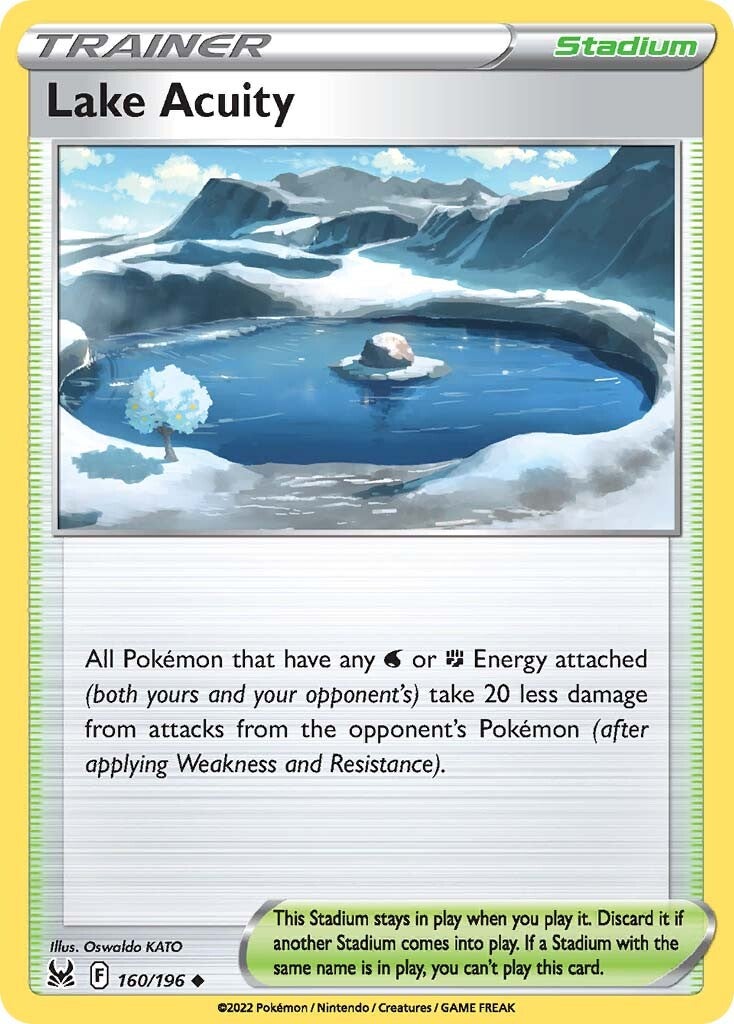 Lake Acuity (160/196) [Sword & Shield: Lost Origin] | Jomio and Rueliete's Cards and Comics