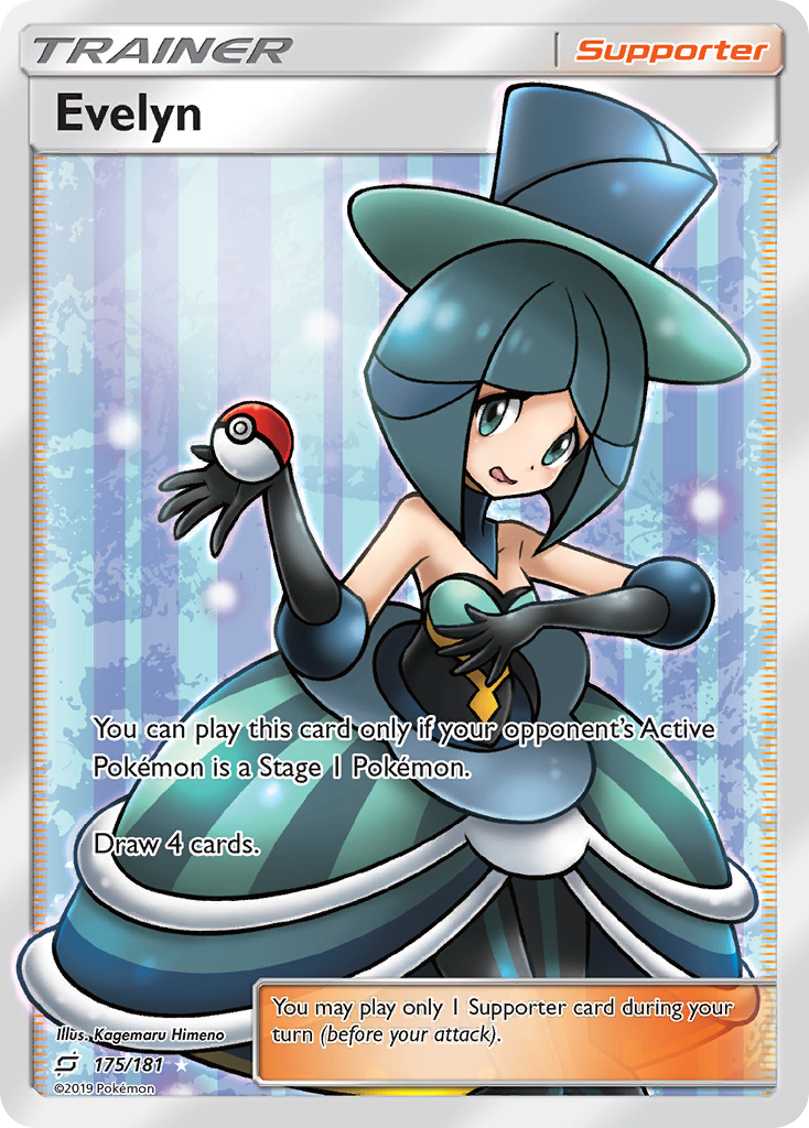 Evelyn (175/181) [Sun & Moon: Team Up] | Jomio and Rueliete's Cards and Comics