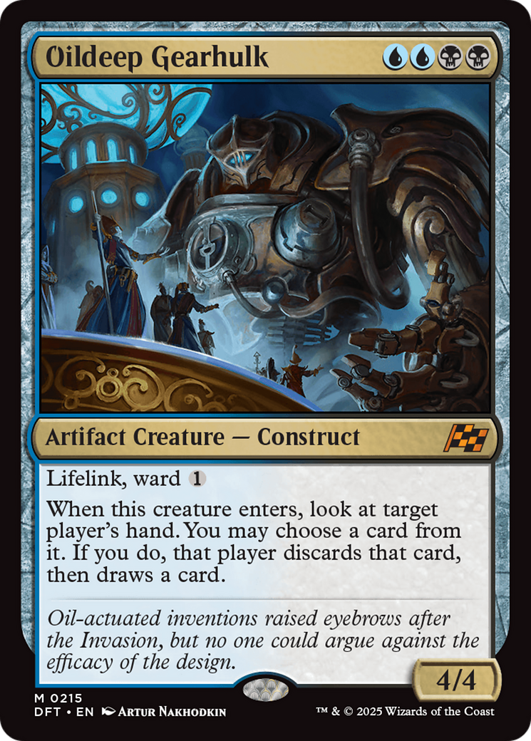 Oildeep Gearhulk [Aetherdrift] | Jomio and Rueliete's Cards and Comics