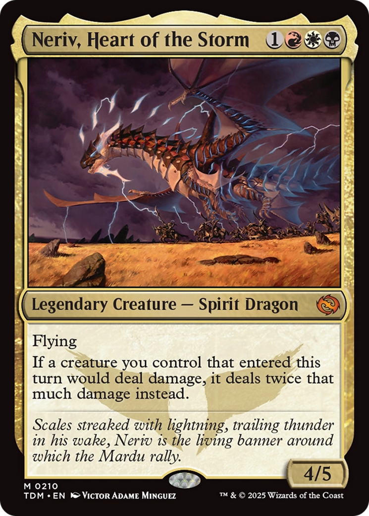 Neriv, Heart of the Storm [Tarkir: Dragonstorm] | Jomio and Rueliete's Cards and Comics