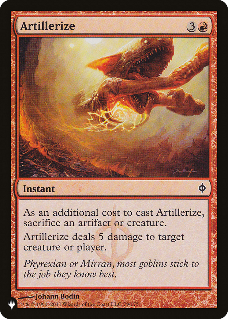 Artillerize [The List] | Jomio and Rueliete's Cards and Comics
