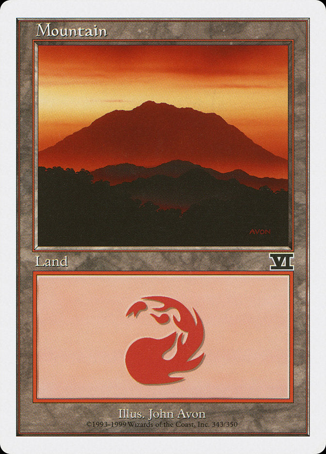 Mountain (343) [Classic Sixth Edition] | Jomio and Rueliete's Cards and Comics
