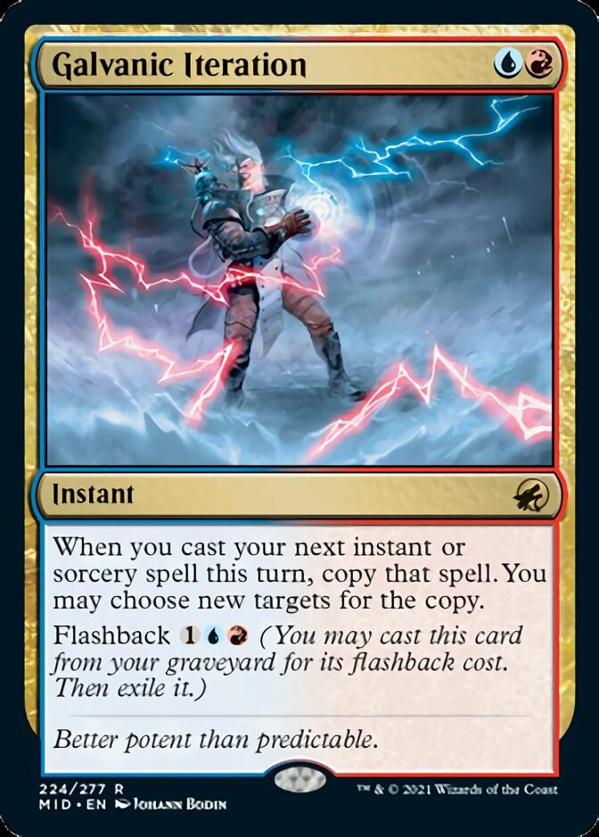 Galvanic Iteration [Innistrad: Midnight Hunt] | Jomio and Rueliete's Cards and Comics