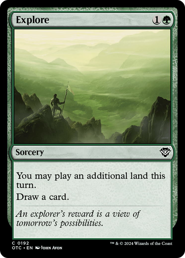 Explore [Outlaws of Thunder Junction Commander] | Jomio and Rueliete's Cards and Comics