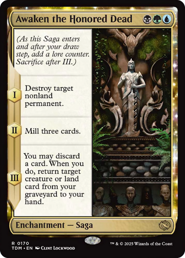 Awaken the Honored Dead [Tarkir: Dragonstorm] | Jomio and Rueliete's Cards and Comics