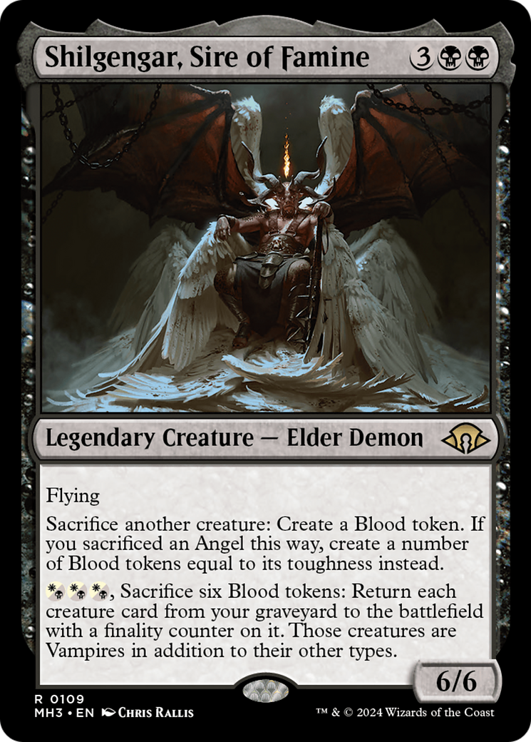 Shilgengar, Sire of Famine [Modern Horizons 3] | Jomio and Rueliete's Cards and Comics