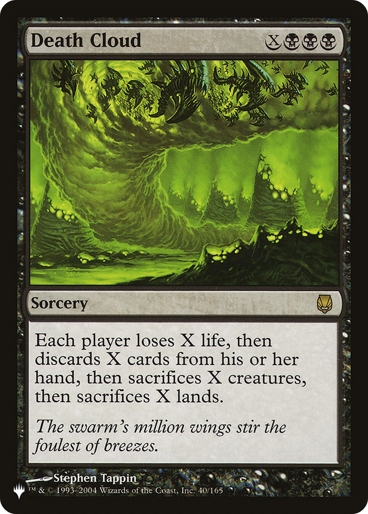 Death Cloud [The List] | Jomio and Rueliete's Cards and Comics