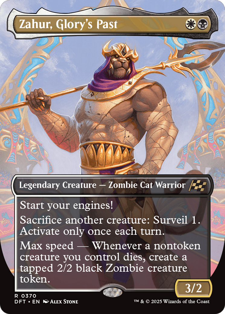 Zahur, Glory's Past (Borderless) [Aetherdrift] | Jomio and Rueliete's Cards and Comics