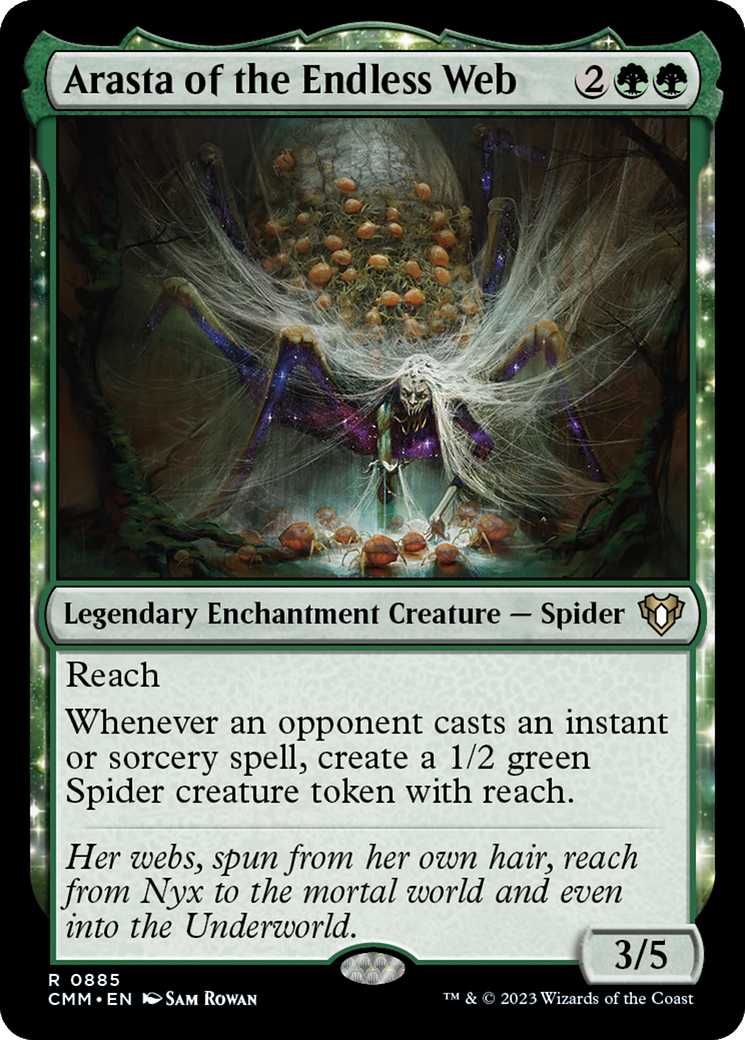 Arasta of the Endless Web [Commander Masters] | Jomio and Rueliete's Cards and Comics