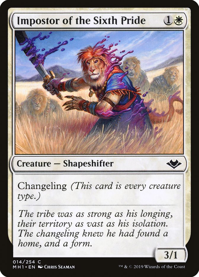 Impostor of the Sixth Pride [Modern Horizons] | Jomio and Rueliete's Cards and Comics