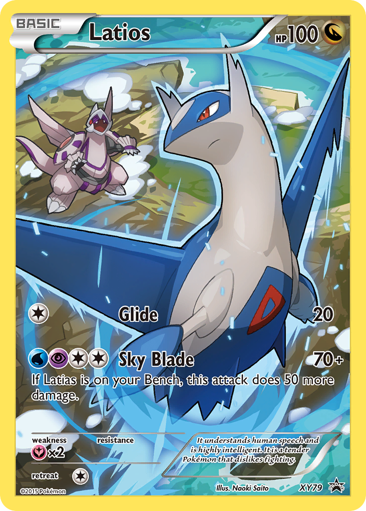 Latios (XY79) (Full Art Promo) [XY: Black Star Promos] | Jomio and Rueliete's Cards and Comics