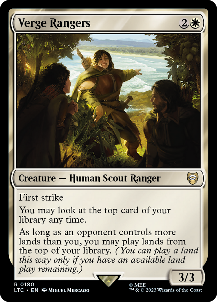Verge Rangers [The Lord of the Rings: Tales of Middle-Earth Commander] | Jomio and Rueliete's Cards and Comics