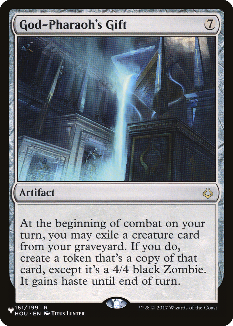 God-Pharaoh's Gift [The List] | Jomio and Rueliete's Cards and Comics