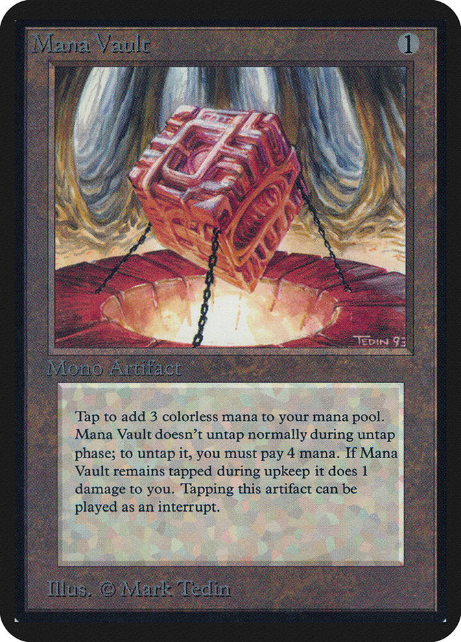 Mana Vault [Alpha Edition] | Jomio and Rueliete's Cards and Comics