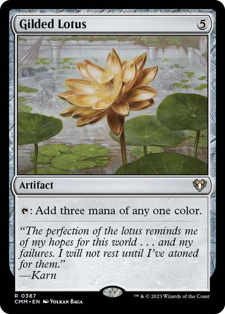 Gilded Lotus [Commander Masters] | Jomio and Rueliete's Cards and Comics