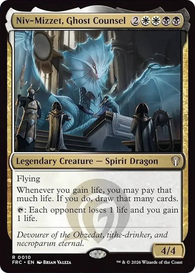 Niv-Mizzet, Ghost Counsel [Reality Fracture Commander] | Jomio and Rueliete's Cards and Comics