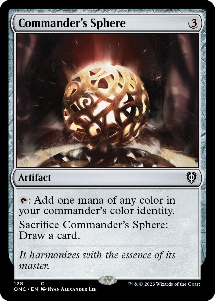 Commander's Sphere [Phyrexia: All Will Be One Commander] | Jomio and Rueliete's Cards and Comics