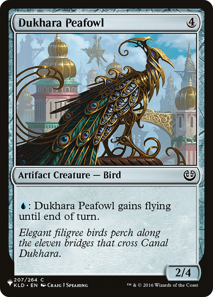 Dukhara Peafowl [The List] | Jomio and Rueliete's Cards and Comics