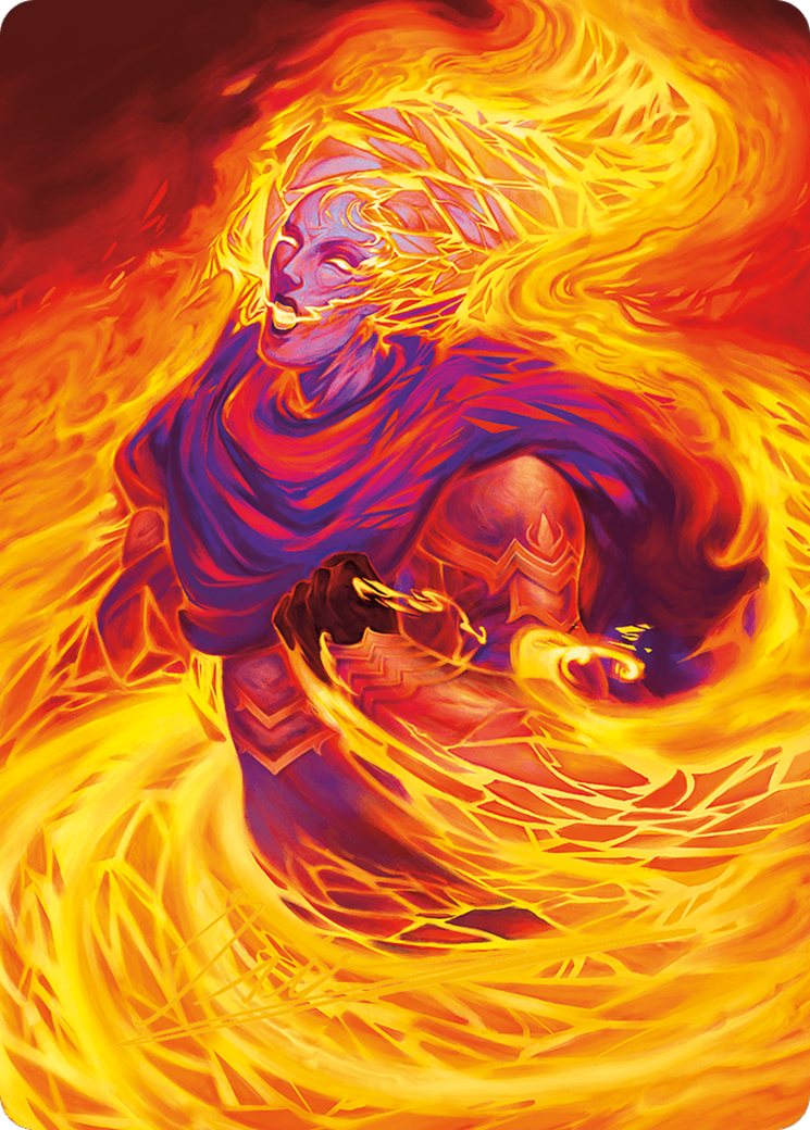 Flare of Duplication Art Card (Gold-Stamped Signature) [Modern Horizons 3 Art Series] | Jomio and Rueliete's Cards and Comics