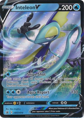 Inteleon V (SWSH016) [Sword & Shield: Black Star Promos] | Jomio and Rueliete's Cards and Comics