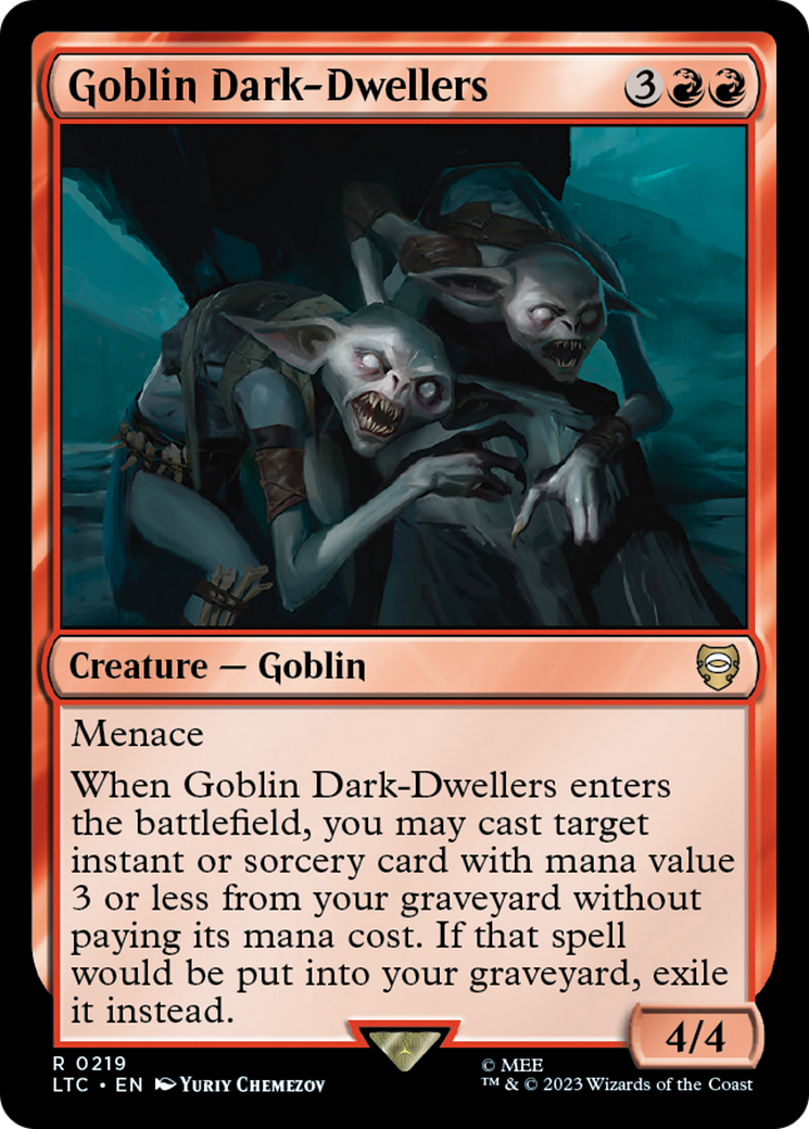 Goblin Dark-Dwellers [The Lord of the Rings: Tales of Middle-Earth Commander] | Jomio and Rueliete's Cards and Comics