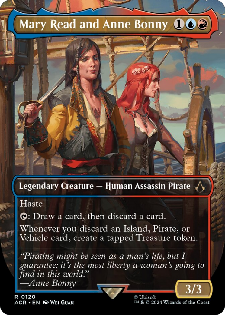 Mary Read and Anne Bonny (Borderless) [Assassin's Creed] | Jomio and Rueliete's Cards and Comics